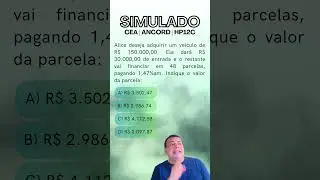 HP12C PRA PROVA CEA E ANCORD
