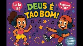 Deus é Tão Bom  | Musica infantil com Tico & Teka - BATUKIDS #musica #gospel #batukids