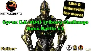 Cyrax (LK-4D4) Triborg Challenge: Boss Battle #1 | Mortal Kombat X Mobile