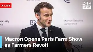 LIVE: Macron Opens Paris Farm Show as Farmers Revolt Over EU-Mercosur Deal