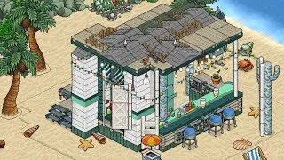 How to BUILD a Habbo Beach Bar!!