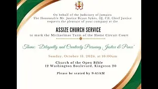 Annual Assize Service To Mark The Michaelmas Term of the Home Circuit Court