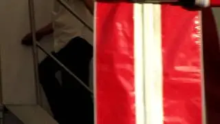 Kimi R&auml;ikk&ouml;nen walking in his team's service park