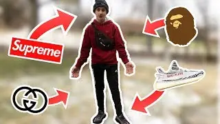 Wearing A HYPEBEAST OUTFIT To HIGHSCHOOL! ($1,200!)