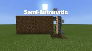 Simple Semi Automatic Tree Farm! - 1.16 Nether Update - (Minecraft Bedrock Edition)