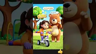 Puzzle Play & Cycle Fun 🧩🚲 | Kids Learning Shorts #childrensongs #toddlersongs