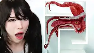 Emiru Reacts to Octopus vs Underwater Maze by Mark Rober