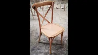 Looking for a cheaper, concise high - quality chair for your wedding?solid wood cross - back chair.