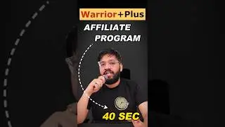 Warrior Plus Affiliate Program in 40 Seconds