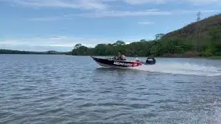74Km/h numa Fluvimar Cherokee 190 com Mercury 115 hp CT