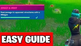 Deal damage to opponent structures with a Minigun Fortnite