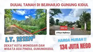 Land #forsale Cheap Strategically Located Near Wonosari City and the Pindul Cave Tourist Area, Gu...