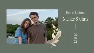 Huwelijksdienst Nienke & Chris | 20 09 24