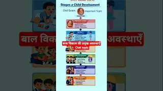 Ctet most important topic | बाल विकास की प्रमुख अवस्थाएँ&nbsp;| cdp pedagogy | #ctet #ctet2026 #ctetexam.
