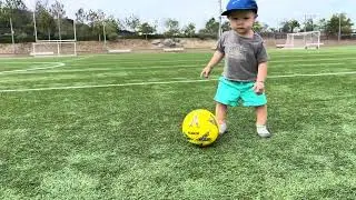 1 year old Baby Soccer mitre ultimatch evo ball