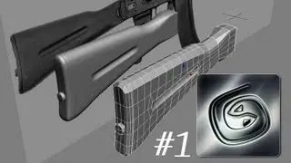 3ds max - modeling tutorial - AK 74 - part1