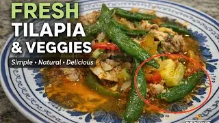 Super Healthy Tilapia & Veggie Skillet | Easy and Delicious Fish Recipe