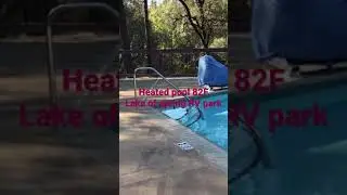 Heated pool : lake of spring RV park