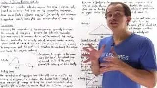 Factors Affecting Enzyme Activity