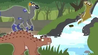 Fun With Dinosaurs | Funny Dinosaur Cartoons for Kids | Learn Dinosaur Facts | I'm A Dinosaur!!!
