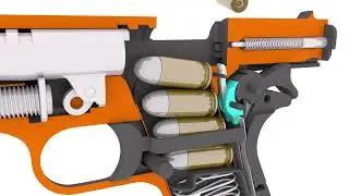 Colt M1911 Pistol Animation