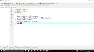 Fibonacci Series In C (Without Recursion)