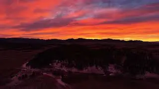 Tarryall Sunrise South Park Colorado Jan 13, 2026 Wide
