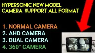 Hypersonic new models support with dual camera 360 degree camera all type camera support