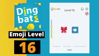 Dingbats emoji puzzles level 16 🎀➡️ walkthrough