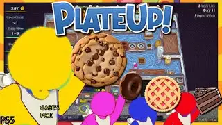 PlateUp! PS5 - 'GABE'S PICK: COOKIES, CAKES, ....PIES' PT. 2 (4-Player Gameplay)