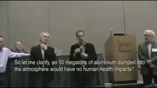 David Keith Admits to Dangers of 10 Megatons of Aluminum Sprayed over People  Geo engineering