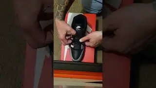 How to Lace your shoes correctly Nike Air Trainer 1 Black Grey Bo Jackson's