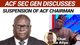 ACF SEC GEN DISCUSSES SUSPENSION OF ACF CHAIRMAN