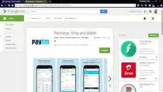 Online Mobile Recharge using Free Paytm App For PC
