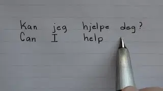Can You Read These Norwegian Sentences? Examples of Similarities Between Norwegian and English.
