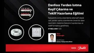 Danfoss Yerden Isıtma Keşif Çıkarma ve Teklif Hazırlama Eğitimi