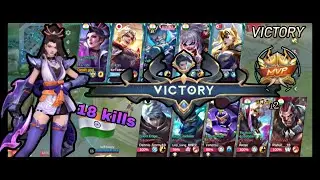 Hanabi VS Granger ⚔️ 18 Kills MVP | Top 1 Global Build | 75% Brilliant Damage | Ranked WIN | MLBB 🔥