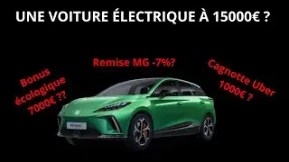 VTC: Une Voiture Électrique Neuve à Seulement 15,000€ ?