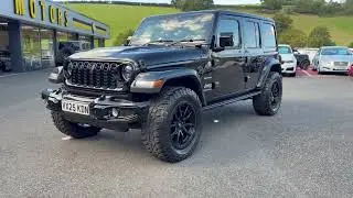 2025 Jeep Wrangler Sahara  BUZZ SV Luxury in Black  for sale at Castle Motors
