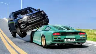 SUV Crashes #3- BeamNG Drive | CrashBoomPunk