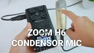 Tutorial Menyambungkan ZOOM H6 ke Mic Condensor C3 Behringer