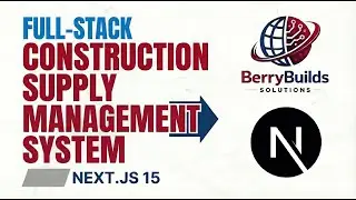 Construction Supply Management System | Next.js 15 + MongoDB |       TariqAboudHelabi
