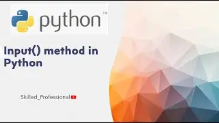 User input in Python | Command Line Input | how take user input in python