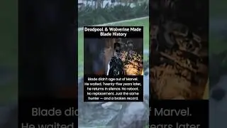 Blade&rsquo;s Silent Comeback Changed Marvel History #deadpool #deadpoolandwolverine #blade