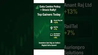 🚨 Govt&rsquo;s 20-Year Tax Holiday for Data Centres | Top Stocks Rally 🚀 | Digital India 2025 #stockmarket