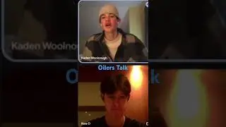 Oilers Talk with Kaden + Rowan #sports #nhl #hockey #oilers