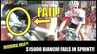 CARBON FORK FAIL ON $8000 Bianchi Specialissima Frameset!