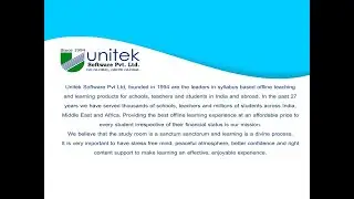 Educational Videos For Kids| Unitek Software Product Features| Learning Videos for Students