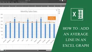 How To : Add an Average line in an Excel Graph