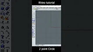 2 point circle#rhino #tutorial #3d #3dmodel #tools